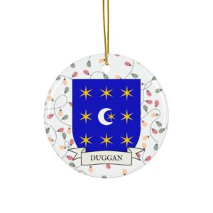 Duggan Family Coat of Arms Christmas Ornament