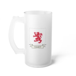 Talbot Family Coat of Arms Beer Mug