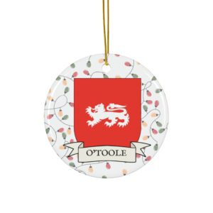 O'Toole Family Coat of Arms Christmas Tree Ornament