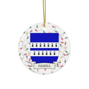 Hamill Family Coat of Arms Christmas Tree Ornament