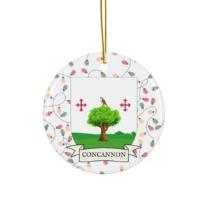 Concannon Family Coat of Arms Christmas Ornament