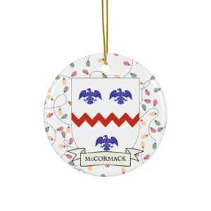 McCormack Family Coat of Arms Christmas Tree Ornament
