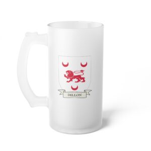 Dillon Family Coat of Arms Beer Mug