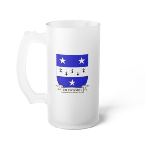 Crawford Family Coat of Arms Beer Mug