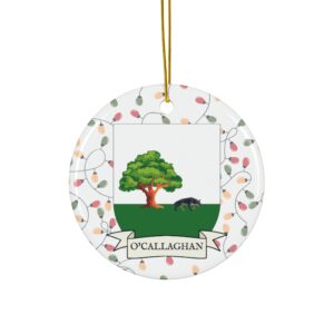 O'Callaghan Family Coat of Arms Christmas Tree Ornament