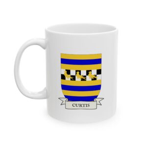 Curtis Family Coat of Arms Coffee Mug