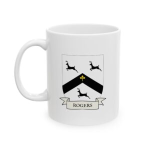 Rogers Family Coat of Arms Coffee Mug