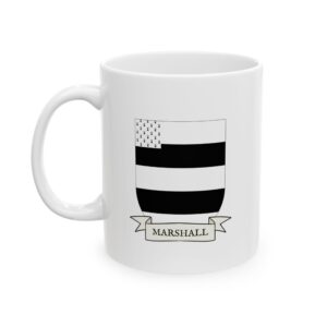 Marshall Family Coat of Arms Coffee Mug
