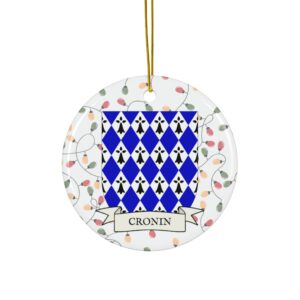 Cronin Family Coat of Arms Christmas Ornament