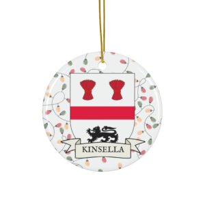 Kinsella Family Coat of Arms Christmas Tree Ornament