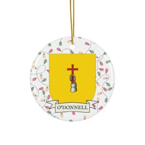 O'Donnell Family Coat of Arms Christmas Tree Ornament