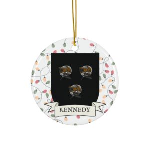 Kennedy Family Coat of Arms Christmas Tree Ornament