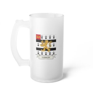 Gibson Family Coat of Arms Beer Mug
