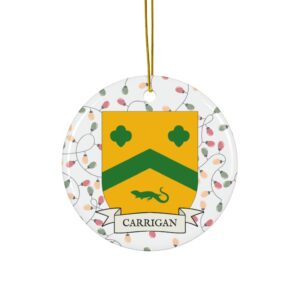 Carrigan Family Coat of Arms Christmas Ornament