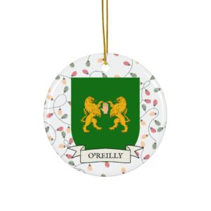 O'Reilly Family Coat of Arms Christmas Tree Ornament