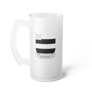 Marshall Family Coat of Arms Beer Mug
