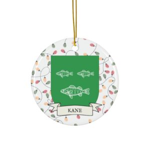 Kane Family Coat of Arms Christmas Tree Ornament