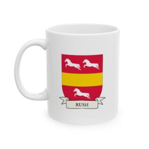 Rush Family Coat of Arms Coffee Mug