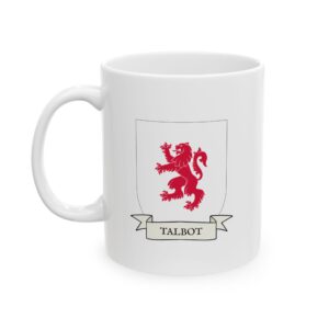 Talbot Family Coat of Arms Coffee Mug