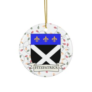 Fitzpatrick Family Coat of Arms Christmas Ornament
