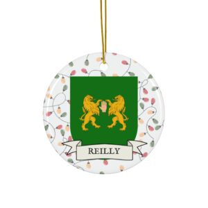 Reilly Family Coat of Arms Christmas Tree Ornament
