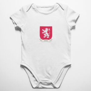 Stack Coat of Arms Baby Onesie