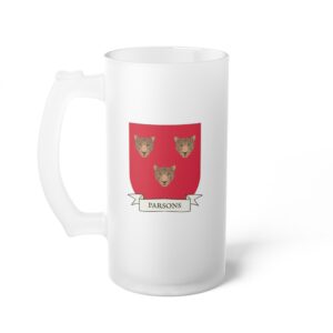 Parsons Family Coat of Arms Beer Mug