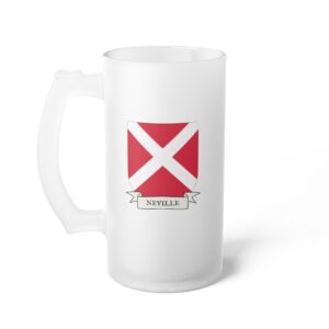 Neville Family Coat of Arms Beer Mug