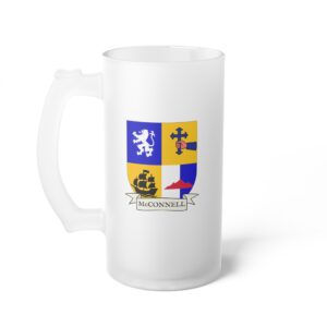 McConnell Family Coat of Arms Beer Mug