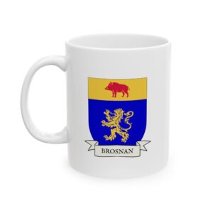 Brosnan Family Coat of Arms Coffee Mug
