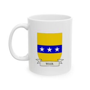 Weir Family Coat of Arms Coffee Mug