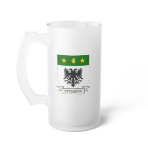 Atchison Family Coat of Arms Beer Mug