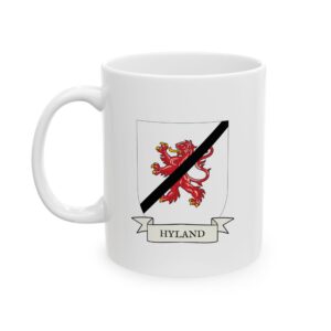Hyland Family Coat of Arms Coffee Mug