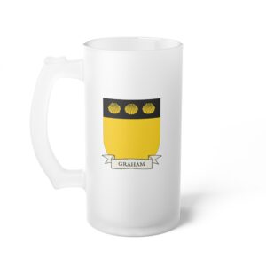 Graham Family Coat of Arms Beer Mug