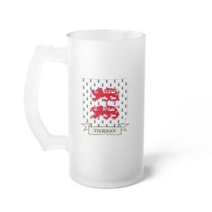 Tiernan Family Coat of Arms Beer Mug