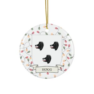 Hogg Family Coat of Arms Christmas Tree Ornament