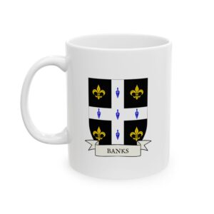 Banks Family Coat of Arms Coffee Mug