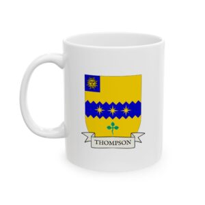 Thompson Family Coat of Arms Coffee Mug