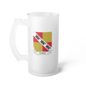 Perry Family Coat of Arms Beer Mug