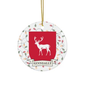 Kenneally Family Coat of Arms Christmas Tree Ornament