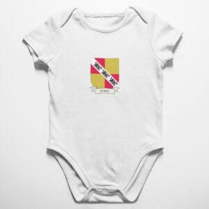 Perry Coat of Arms Baby Onesie