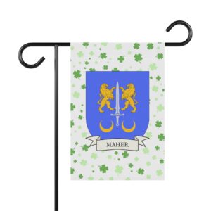Maher Coat of Arms Garden Banner