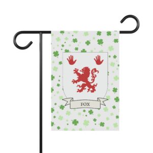 Fox Coat of Arms Garden Banner