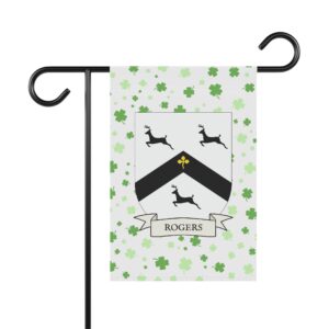 Rogers Coat of Arms Garden Banner