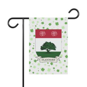 Flannery Coat of Arms Garden Banner