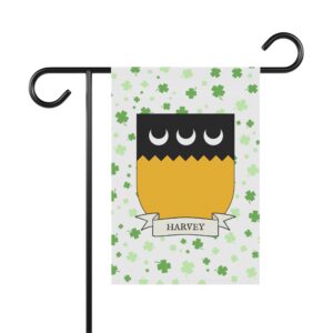 Harvey Coat of Arms Garden Banner
