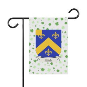 Hill Coat of Arms Garden Banner