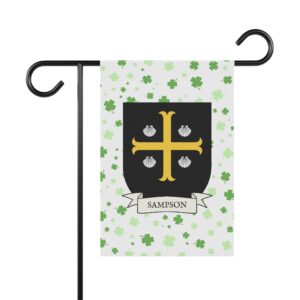 Sampson Coat of Arms Garden Banner