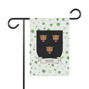 McGee Coat of Arms Garden Banner