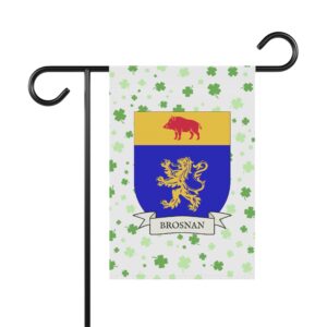 Brosnan Family Coat of Arms Garden Banner